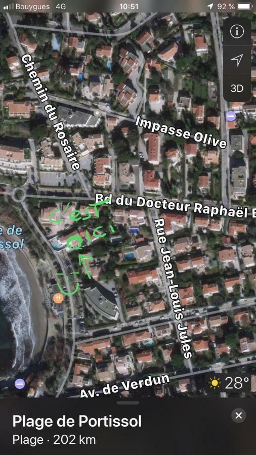 Maison En Front De Mer Sur La Plage De Portissol Sanary-sur-Mer Exterior foto